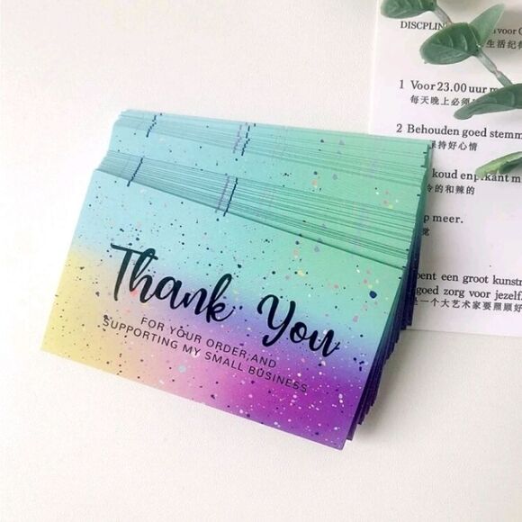 50 Thank You Cards - Picture 3 of 4